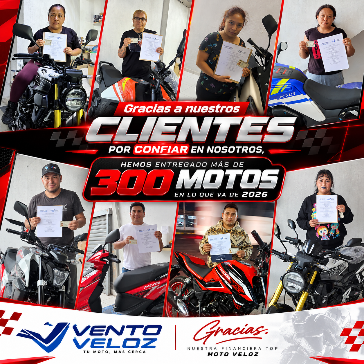 Información de la sucursal Motoveloz